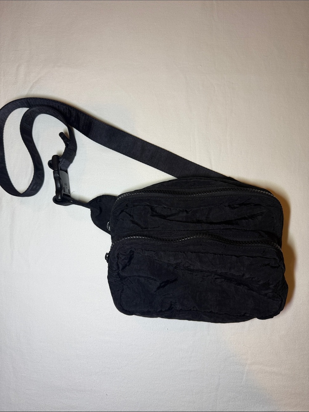 BAGGU Black Fanny Pack